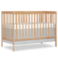 Dream On Me Synergy 5-in-1 Convertible Full-Size Baby Crib with Toddler, Day & Full Bed Conversion in Barnwood Natural, GreenGua