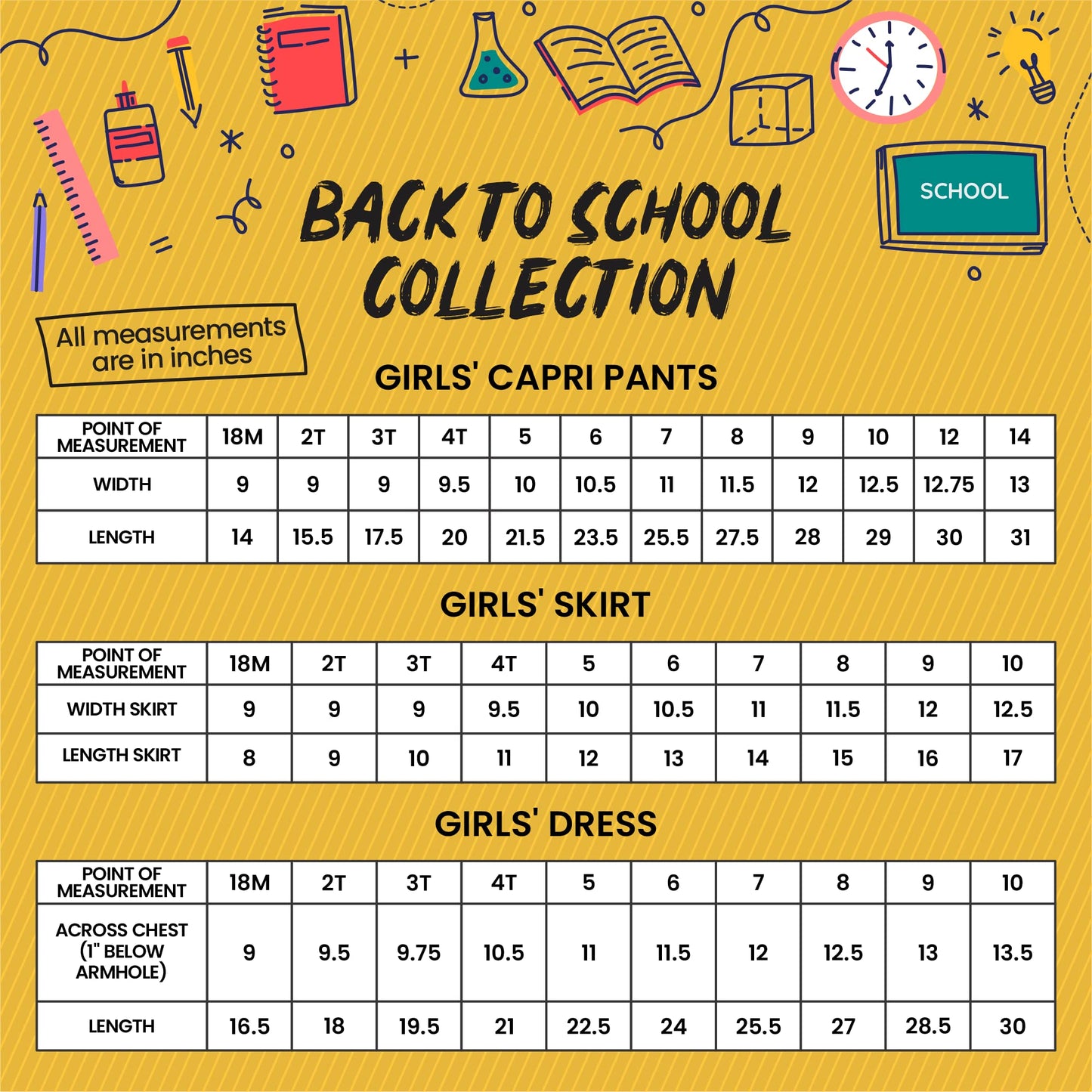 Unique Baby Girls Back To School Apple Tank Boutique Outfit (5T/L, Blue)