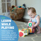 Constructive Playthings Customizable Stacking Block Toys with Photo Pockets for Ages 12 Months+, Toddler Soft Foam Building Bloc