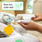 Ingenuity Prop Spot Learn-To-Sit Floor Seat For Baby, Removable Tray, 2 Linkable Toys, Tummy Time Mat, Unisex, For Ages 4-12 Mon