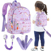 Accmor Toddler Harness Backpack Leash, Baby Unicorn Backpacks With Anti Lost Wrist Link, Cute Mini Child Harness Leashes For Wal