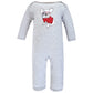 Hudson Baby Unisex Baby Cotton Coveralls, Boy Whimsical Dog, 3-6 Months
