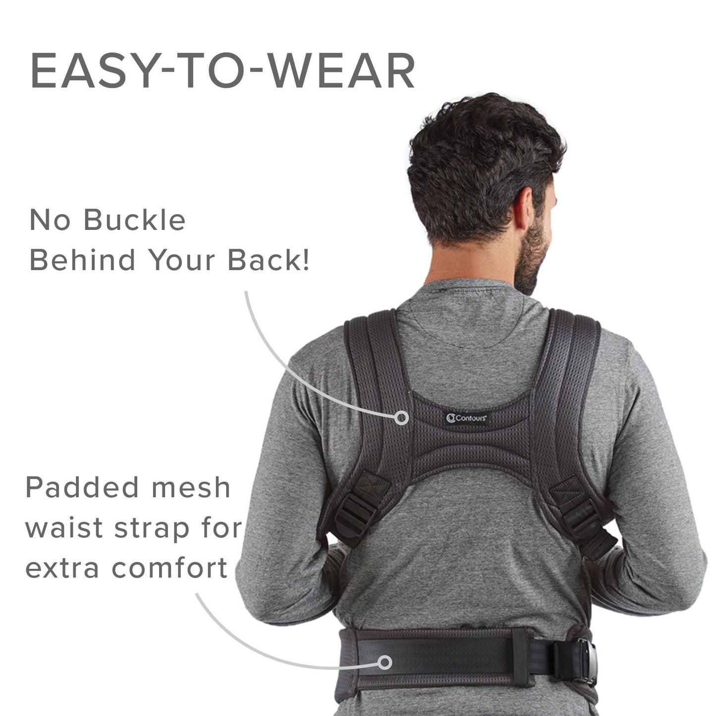 Contours Baby Carrier Newborn to Toddler |Love 3 Position Convertible Easy-to-Use Baby Carrier with Pockets for Men and Women, N