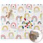 Noonkty 71x59 Foldable Foam Baby Play Mat for Floor, Babies Activity Tummy Time Playmat, Kids Non Toxic Foam Thick Play Mat for 