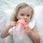 Dr. Browns Milestones Babys First Straw Cup, Training Cup with Weighted Straw, 9oz/270mL, Coral, BPA Free, 6m+