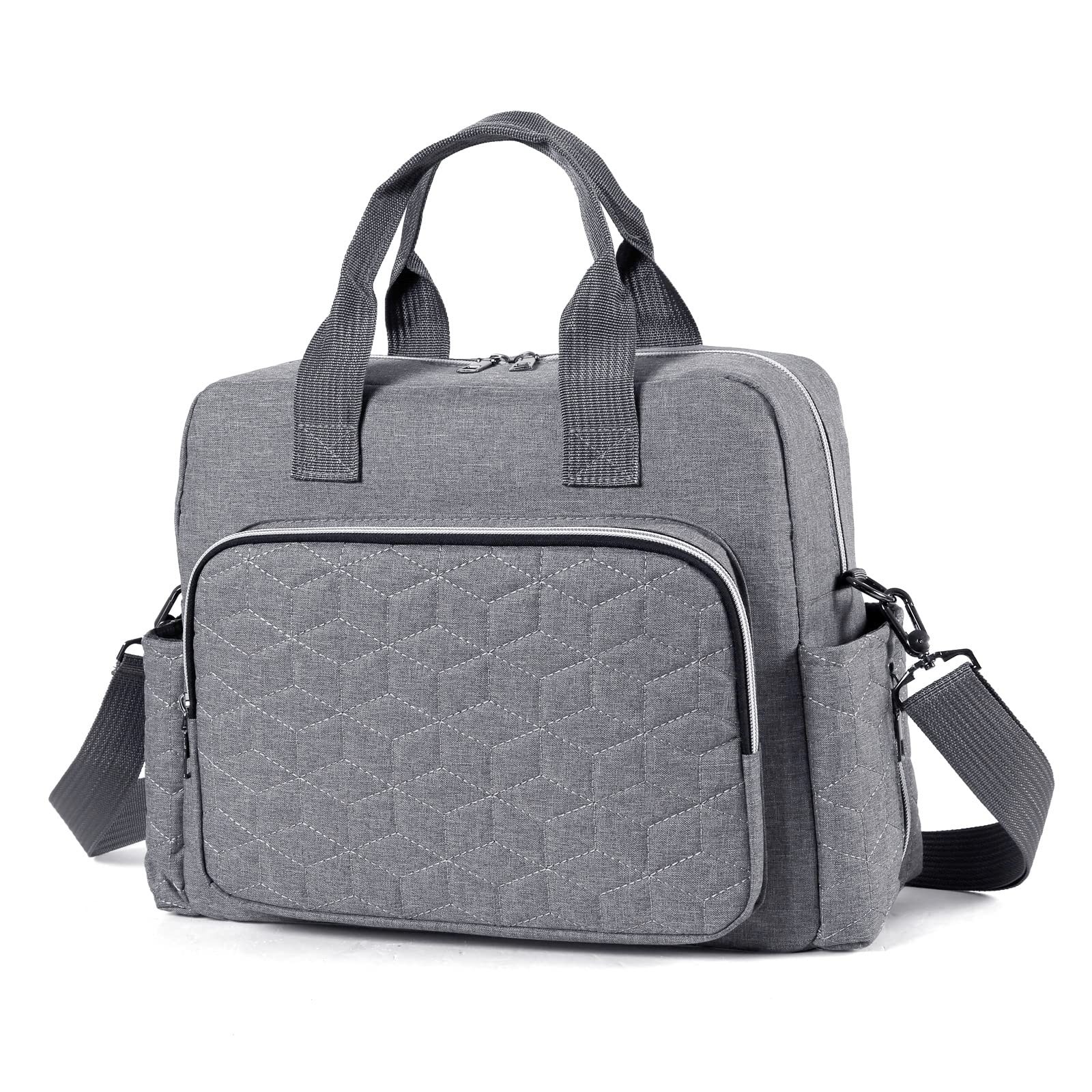 Gogoso Crossbody Small Diaper Bag, Cute Mini Baby Diaper Tote Bags With Insulated Pockets For Traveling Outdoor Parent,L, Baby N