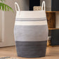 Youdenova 105L Extra Large Woven Laundry Hamper Basket With Heavy Duty Cotton Rope Handles For Clothes And Toys In Bedroom, Nurs