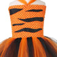 Tutu Dreams Tiger Costume For Kids Girls Jungle Safari Halloween Animal Dress Up Birthday Party Dress Up Outfits Gifts (Tiger, 1
