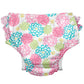 i play. by green sprouts Reusable, Eco Snap Ruffled Swim Diaper with Gussets, UPF 50, 18 mo, White Zinnia, Patented Design, STAN