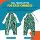 Swimzip Boys' Long-Sleeve Upf 50+ Swimsuit For Baby, Toddler, & Little Boys Green