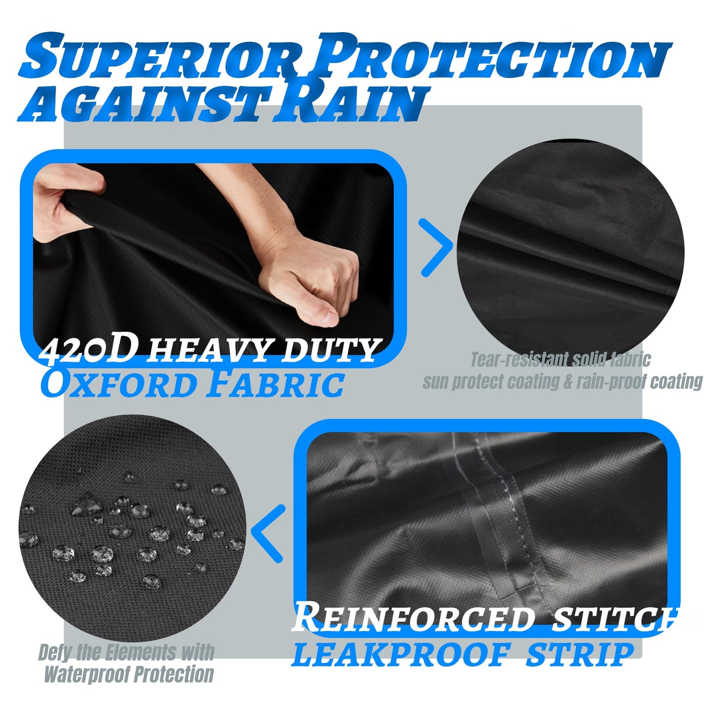 Rilime Wagon Cover Compatible With Radio Flyer,Waterproof Cover For Jeep Wagon Stroller (Cover Only),Dustproof 420D Cover For Je