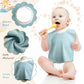 6 Pcs Pullover Baby Bibs Cotton Terry Toddler Absorbent Infant For Feeding And Drooling Towel Slip On Bib(Fresh Color)