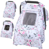 Baby Car Seat Covers, Car Seat Covers For Babies, Kick-Proof Car Seat Covers For Infant Car Seat With 3 Layers Breathable Mesh P