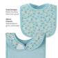 The Peanutshell Baby Girl Terry Bib Set Of 10-100% Cotton, Soft, Absorbent Baby Bibs For Girls, Toddler Baby Girl Bibs Set, Newb