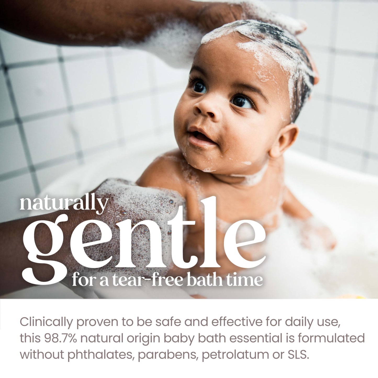 Burts Bees Baby Shampoo And Baby Wash Refill, Original, Plant-Based Formula, Tear-Free, Pediatrician-Tested, Natural Origin, Gen