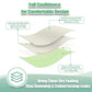Wegreeco Nursing Breast Pads (14 Pack)+Laundry Bag & Travel Storage Bag, 2 Sizes: 3.9/4.7Inch - Washable & Reusable Breastfeedin