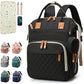 Shitieshou Diaper Bag Backpack Baby Bag, Baby Girl Boy Diaper Bag For Dad Mom With Pad, 16 Pockets, Pacifier Case, Large Diaper
