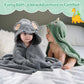 Saranna Baby Hooded Towels for Newborn 13pcs, Soft Baby Bath Towels and Washcloths Set for Toddlers, Infant Towels with Hood Set