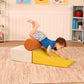 B. Toys - Sensory Foam Shapes - 3Pc Foam Building Set - Cylinder, Ramp, Block - Removable & Machine-Washable Covers - 12 Months