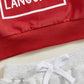 Baorji Baby Boy Fall Clothes Valentines Day Outfits Snacks Are My Love Language Sweatshirt Top Joggers Pants Set 0-2T 3T (Red, 3