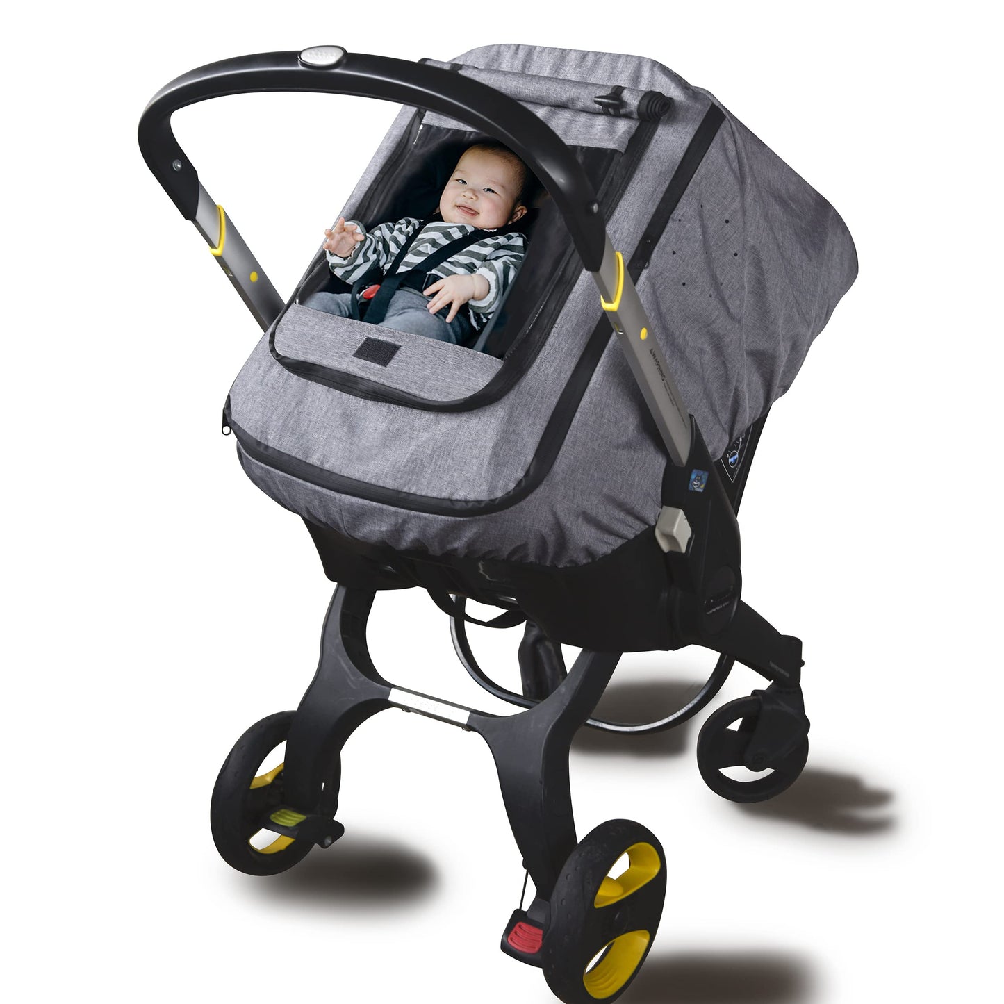 Car Seat Rain Cover,Universal Baby Stroller Accessory For Infant Car Seat Stroller,Waterproof, Windproof Protection,Protect From