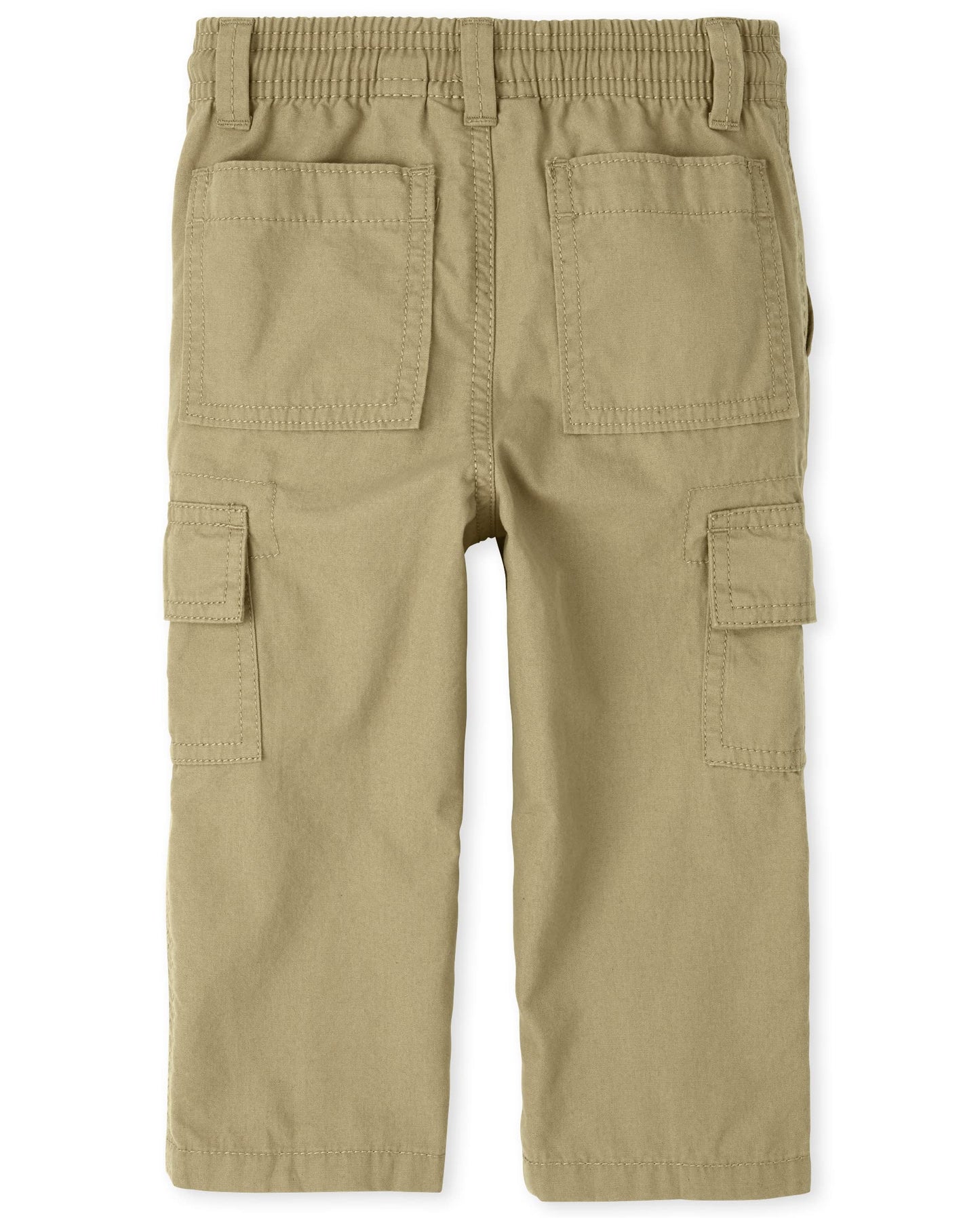 The Children'S Place Baby Boys And Toddler Pull On Slim Cargo Pants, Flax Single, 18-24 Months Us