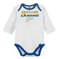 Nfl Baby Girls' 3Pc Bodysuit, Footed Pant, & Cap Set, Los Angeles Rams, 6-9 Months