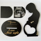 Heart'S Sign Baby Ultrasound Photo Frame - Expecting Mom Gift For Pregnant Friend | Pregnant Wife Gifts From Husband | Sonogram