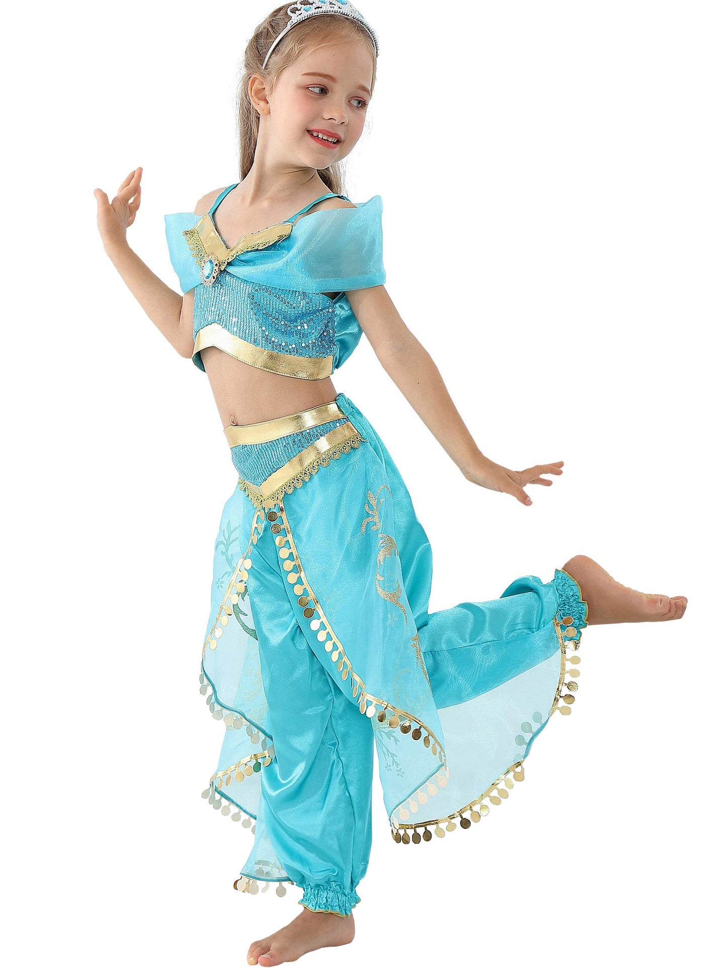 Dressy Daisy Girls Princess Dress Up Costumes Halloween Party Fancy Dress Size 8, Style A