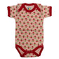 Kaboos 100% Cotton Strawberry Printed Romper For Baby Girls (1824 Months)