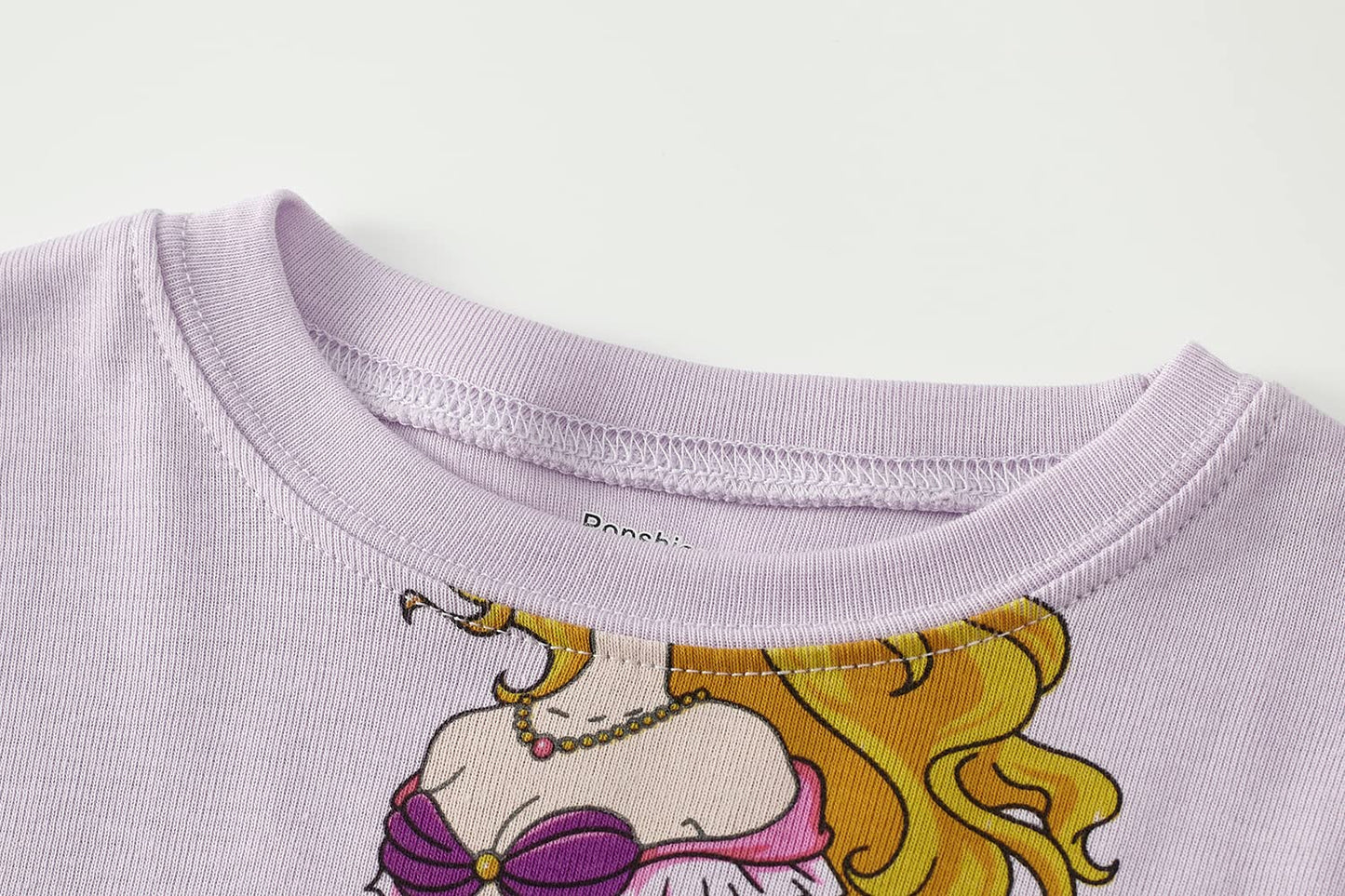 Mermaid Pajamas For Girls Pjs 2 Piece Pjs Set 100% Cotton Toddler Girls Winter Pajamas Long Sleeve Sleepwears Kids Christmas Clo