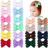 Oaoleer Baby Hair Clips, 40Pcs Satin Hair Bows For Girls Toddler Babies Kids Baby, Non Slip Tiny Hair Accessories For Infants To