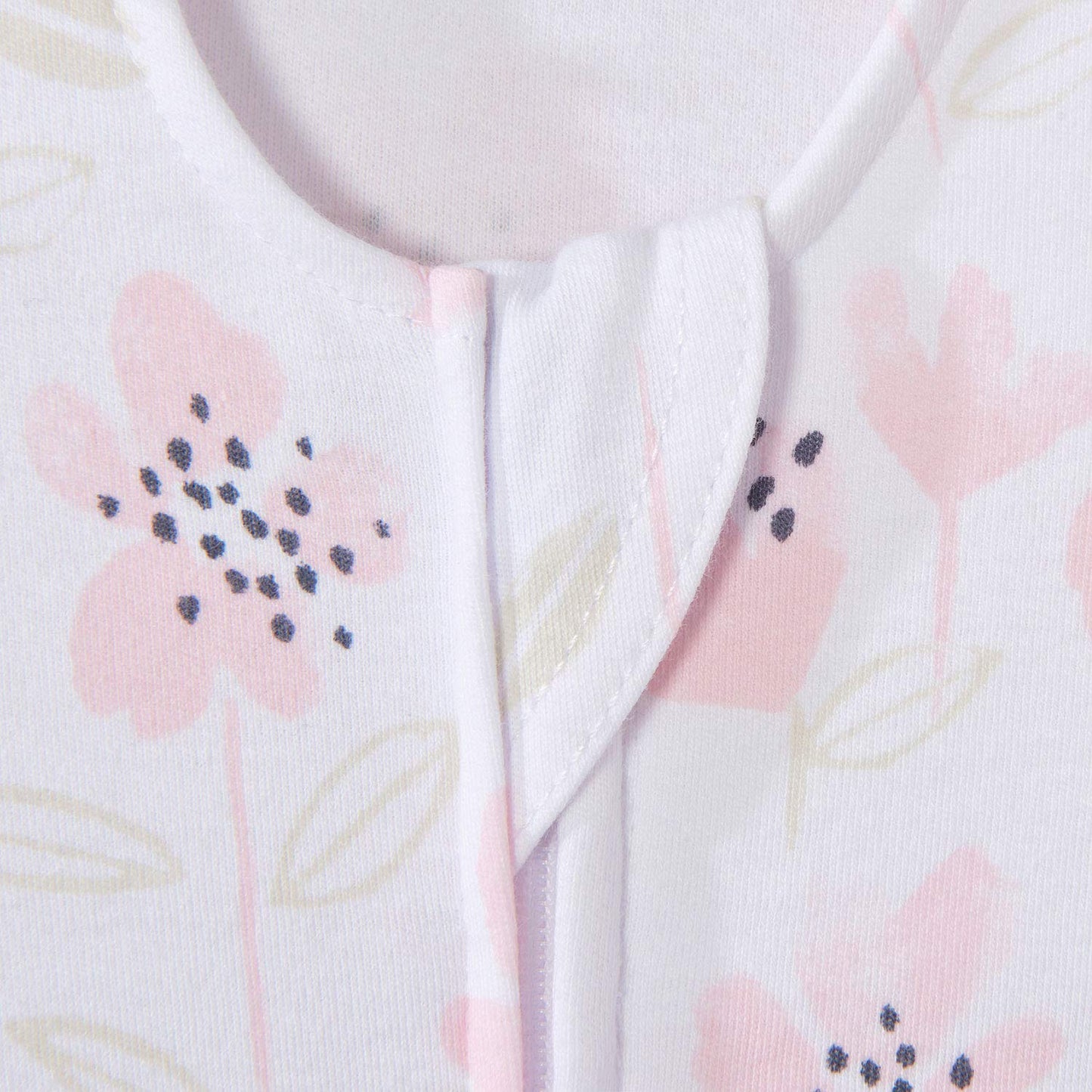 HALO SleepSack, 100% Cotton Wearable Blanket, Swaddle Transition Sleeping Bag, TOG 0.5, Wildflower Blush, Small, 0-6 Months
