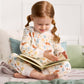 Gerber Baby Girl'S 2-Piece Fleece Pajamas Pants Set, Ivory Floral