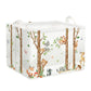 Clastyle Woodland Nursery Animal Tree Baby Gift Storage Basket for Kid Room