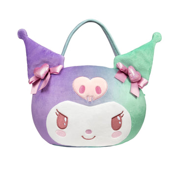 Hello Kitty And Friends Official Kuromi Valentine Pail Accessory - 12-Inch Embroidered Treat Pail With Character Design And Carr