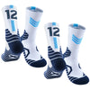 2 Pairs Ja Morant Basketball-Socks-For-Men, 12 Lucky Number Sports-Socks Memphis Morant Socks For Youth Boys, Athletic Basketbal