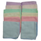 Radiance Soft Face Towels/Lunch Napkins/Baby Washcloth  Multicolor (Pack of 12)