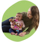 Lamaze Muffin the Moose Clip On Car Seat and Stroller Toy - Soft Baby Hanging Toys - Baby Crinkle Toys with High Contrast Colors