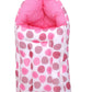 Toddylon Baby Carry Bags 3 in 1 Bed | Wrapper | Newborn Boys Girls | Wearable Blankets | Cotton (06 Months) Pink