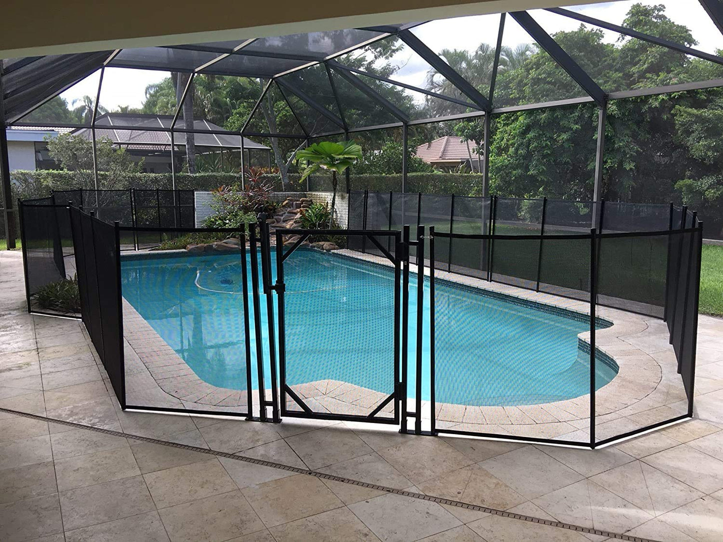 Waterwarden 5 Pool Gate, Pool Fence Gate - 30    Wide, Self-Closing And Removable Pool Door, Coordinates With 5X12 Outdoor Child