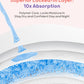 Nuliie Super Absorbent & Featherlight Disposable Nursing Pads 240 Count, Stay Dry, Soft & Breathable Breast Pads For Leaking Mil