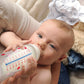 NUK Smooth Flow Anti-Colic Bottle,Blue Elephant 5 Oz, 3 Pack