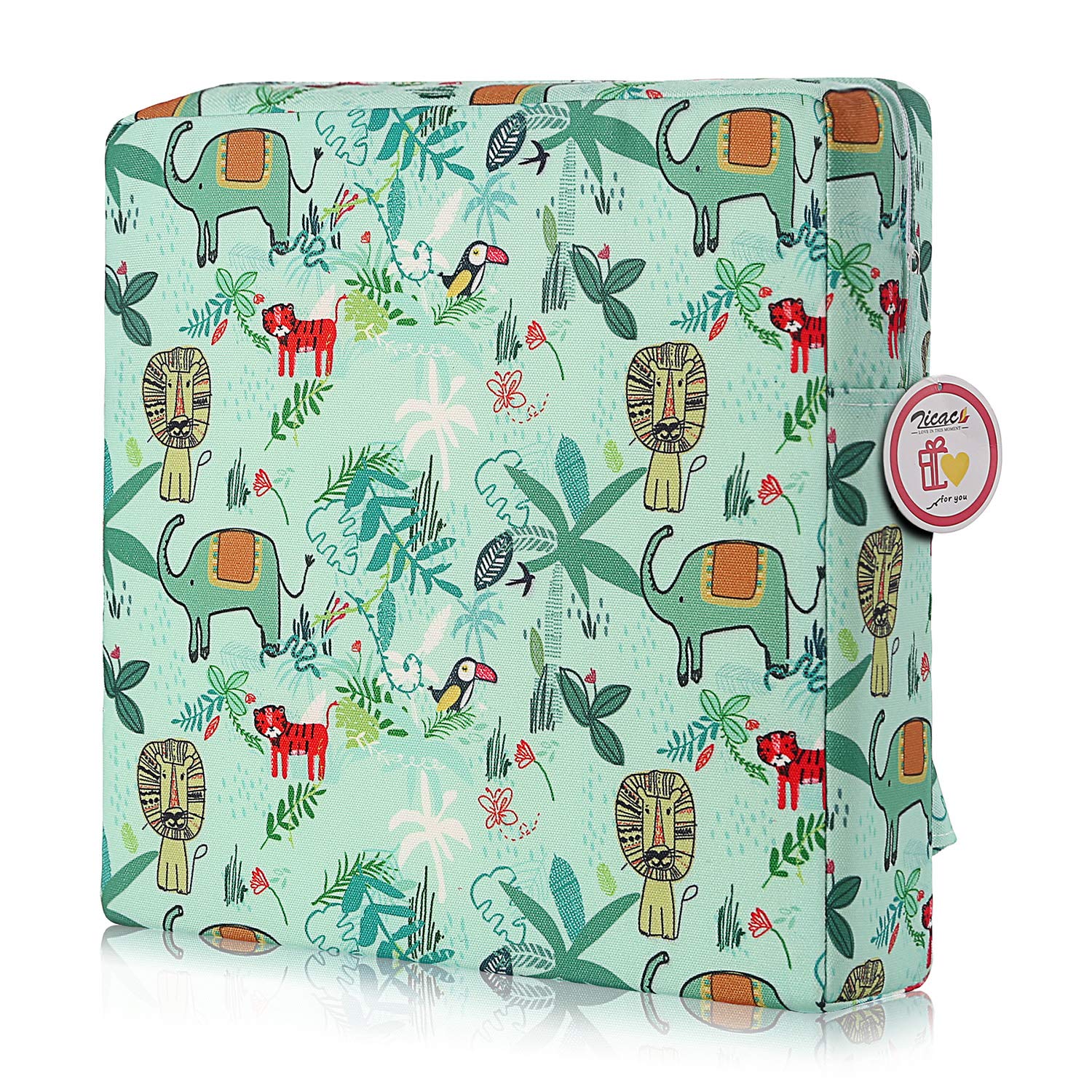 Zicac High Chair Portable Booster Seat Cushion Travel Dining Seat Pad For Toddler Kids Baby Infant Washable Thick Chair Seat Pad
