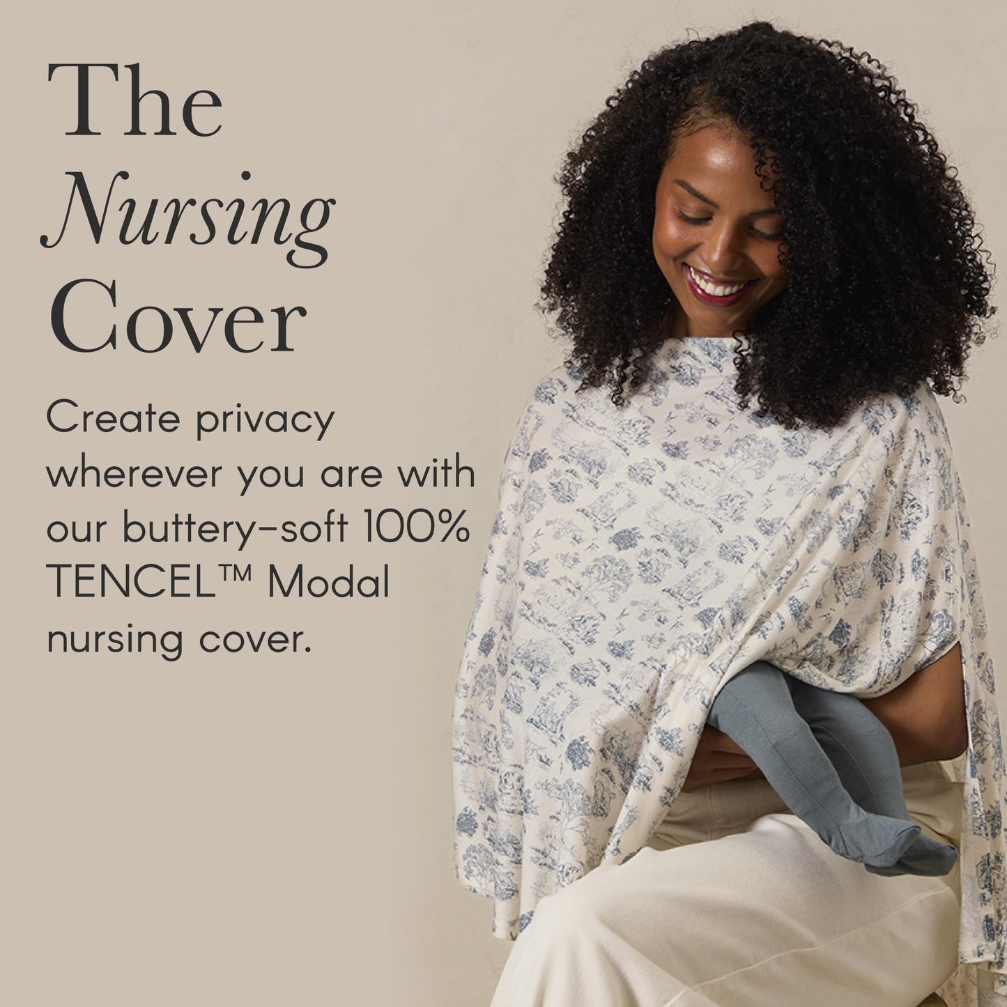 Solly Baby Nursing Cover, Ultra-Breathable, Lightweight Breastfeeding Cover-Up, Buttery-Soft Fabric, Universal Fit, Postpartum E