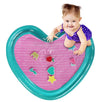 Lala Lou Kids Tummy Time Mat, Premium Xl Inflatable Tummy Time Water Play Mat With Sensory Stimulation Toys Promoting Motor Skil