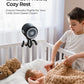 Koonie Portable Stroller Fan With Flexible Tripod, Car Seat Fan Clip-On For Infant, Rechargeable Battery Operated Fan With 3 Spe