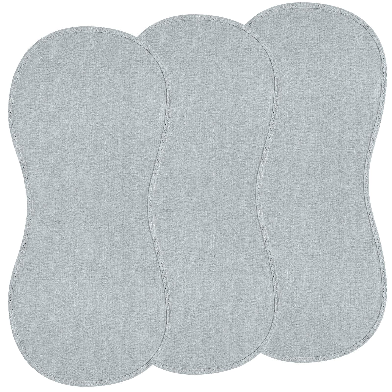 Hahafelt 3 Pcs Changing Pad Liners Fits in Peanut Shape Changing Pad Waterproof Diaper Mats Organic Cotton Peanut Mats are Warm 