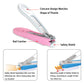 Pafason Baby Safety Nail Clipper With Nail Catcher And Baby Glass Nail File, Czech Float Glass, Stainless Steel, Ideal Shower Gi