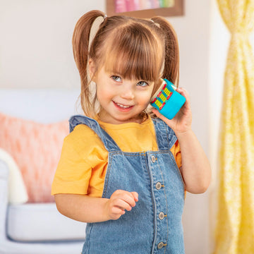 Battat - Sensory Toys - Pretend Phone & Keychain - Toddler Light - Up Toy Car Keys - 10+ Months+ - Light & Sound